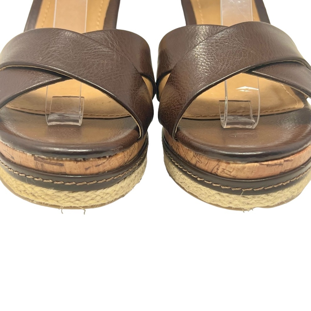 Rialto women's Rosalynn brown platform wedge size 5.5 NWT - Picture 3 of 11